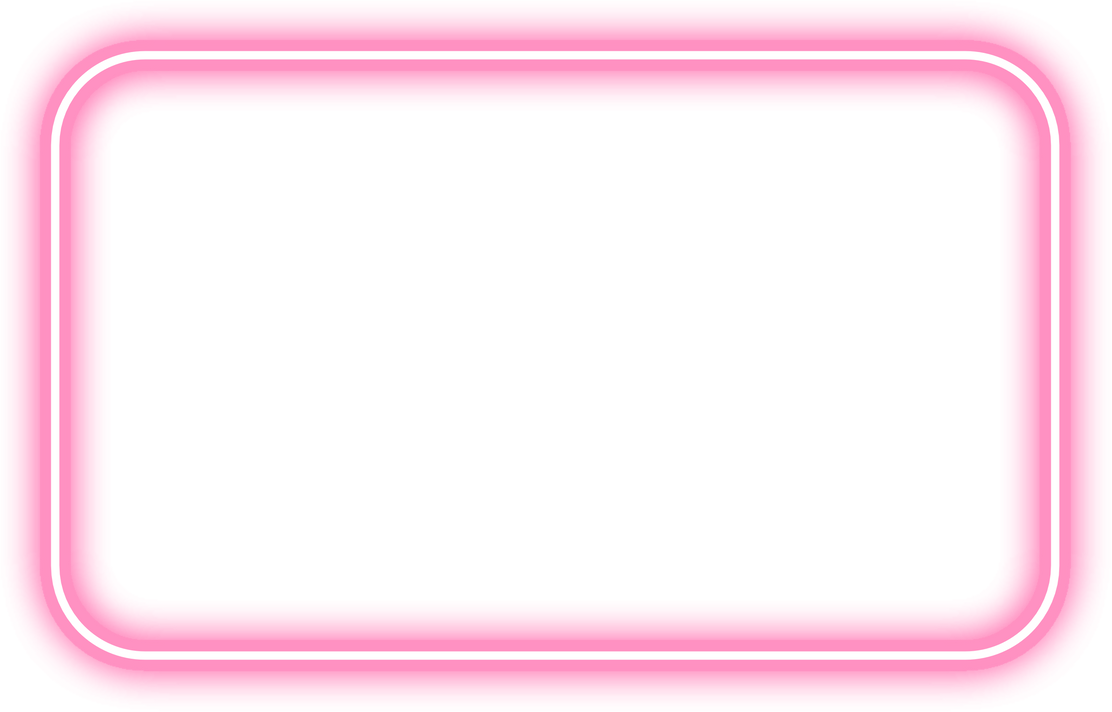 Pink Glow Rectangle Frame